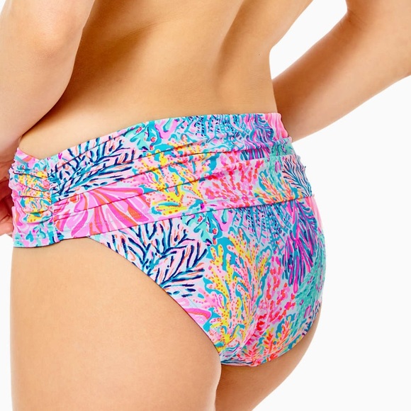 Lilly Pulitzer Brenta tankini top & Lagoon Sarong Hipster Bikini Bottom - Picture 9 of 16